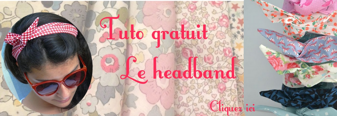 tutoriel couture gratuit headband